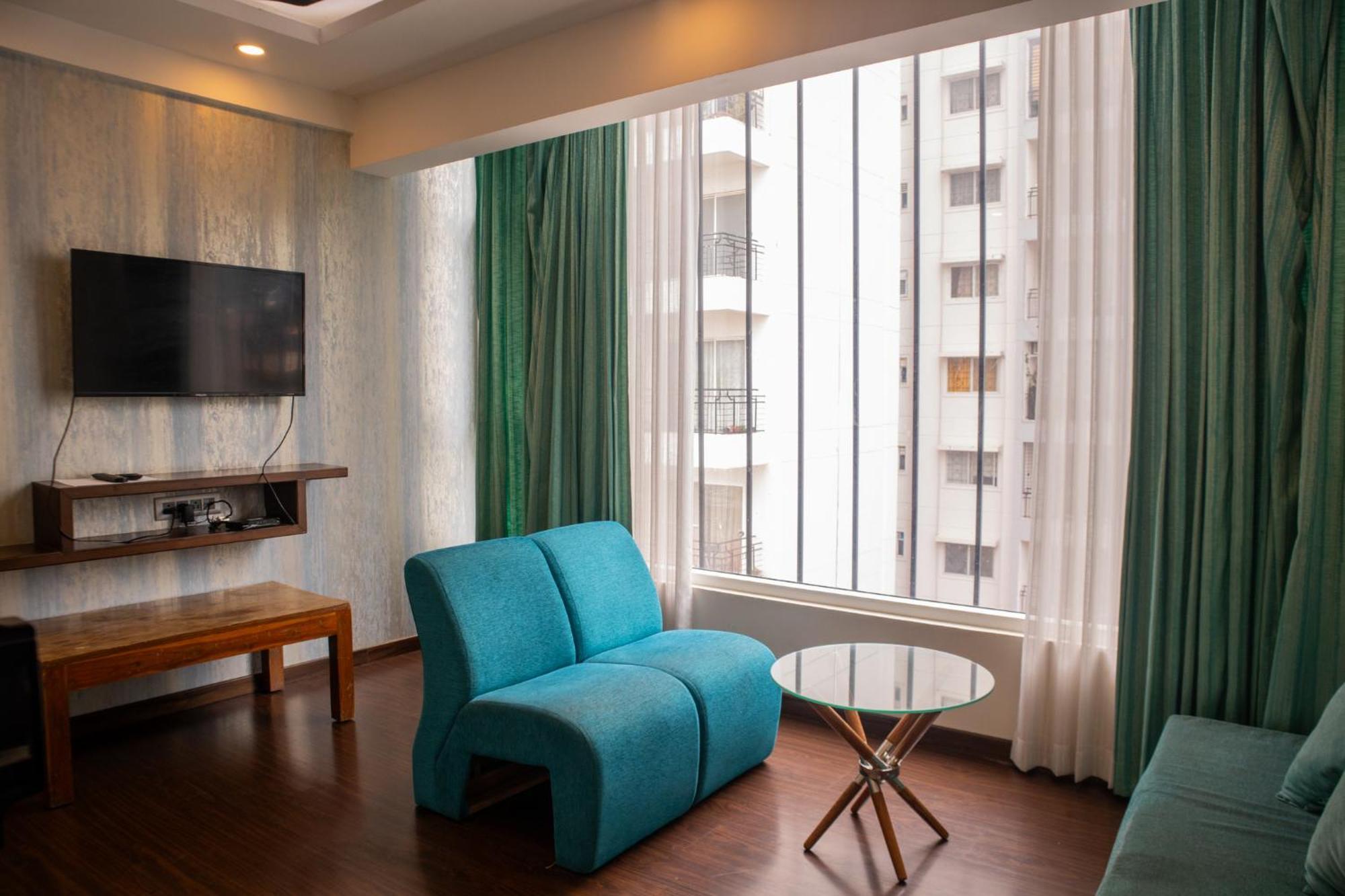 Mystic Apartotel Hebbal บังกาลอร์ ภายนอก รูปภาพ